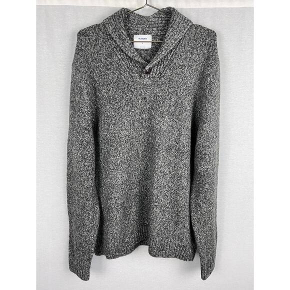 Old Navy Sweater Mens Shawl Collar Pullover Preppy Grandpa Countryside Cozy Warm - Picture 1 of 5